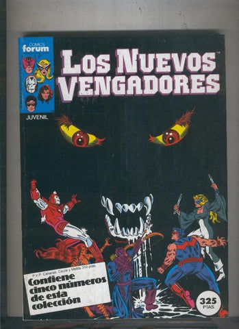Los Nuevos Vengadores retapado 06 al 10 (numerado 1 en trasera)