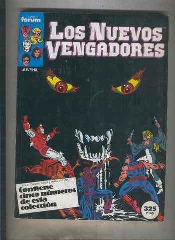 Los Nuevos Vengadores retapado 06 al 10 (numerado 2 en trasera)