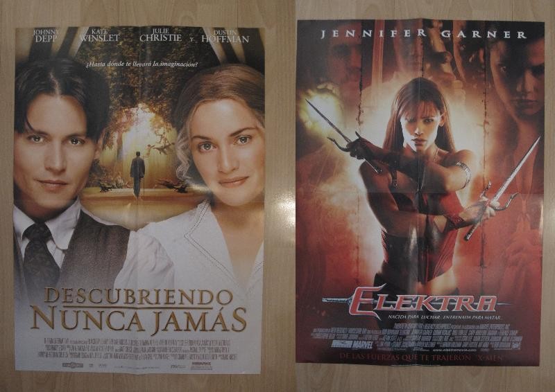 Poster doble cine: Elektra y Descubriendo nunca jamas