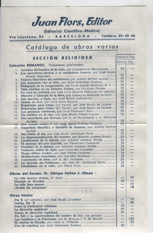 Juan Flors, Editor