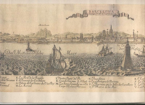 Barcelona ilustracion de epoca