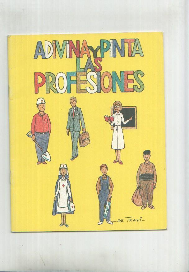 Adivina y pinta las profesiones (ejemplar que no ha sido utilizado)
