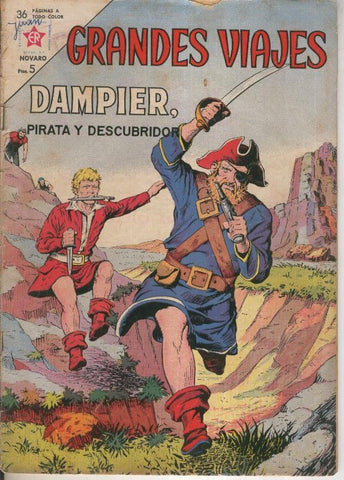 Grandes Viajes numero 010: Dampier, pirata y decubridor (aviejado)