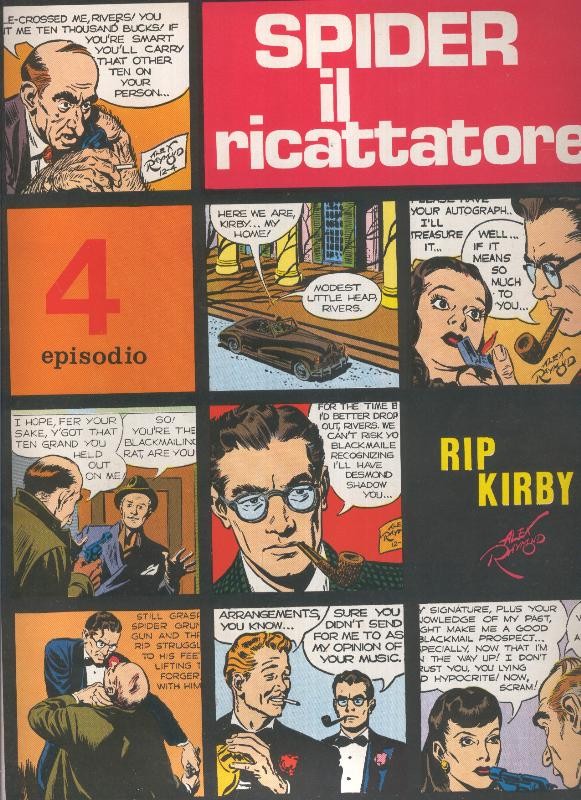 Rip Kirby de Alex Raymond numero 04: Spider il ricattatore