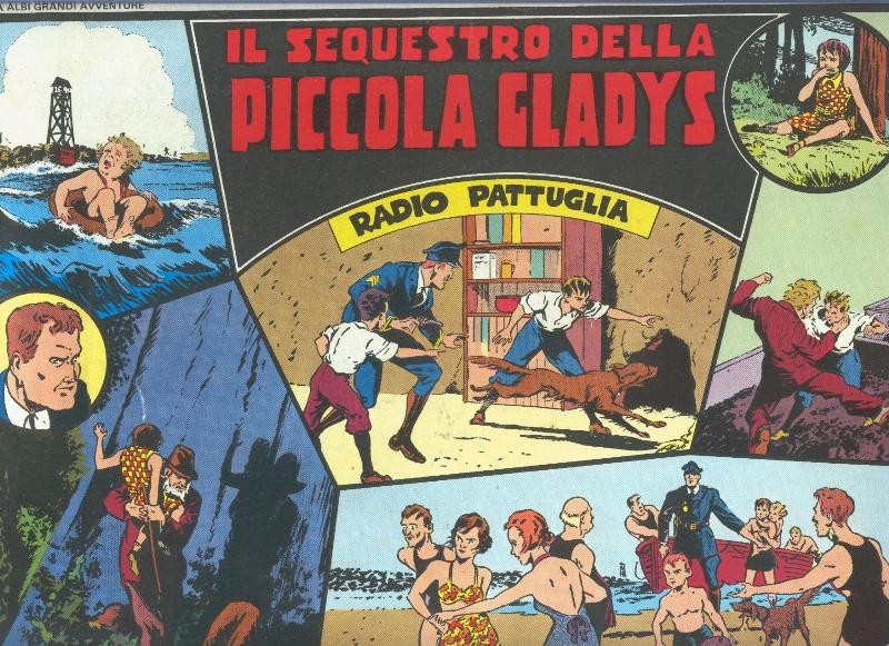 Radio Pattuglia numerado 07 a boligrafo en laterial superior izquierdo