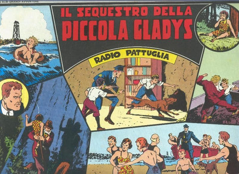 Radio Pattuglia numerado 07 a boligrafo en laterial superior izquierdo