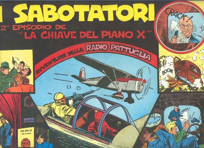 Radio Pattuglia numerado 27 a boligrafo en laterial superior izquierdo