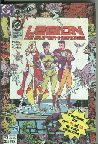 Legion de superheroes retapado 24 al 28