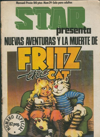 Revista Star numero 29: Fritz the Cat: El Gato Fritz