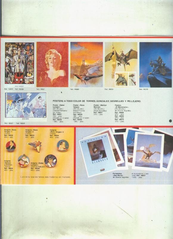 Folleto publicitario de Norma editorial