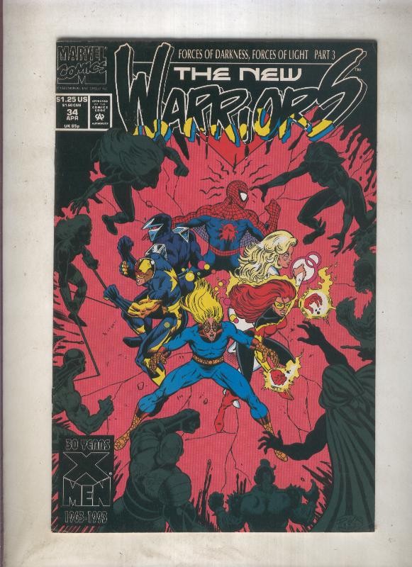 The New Warriors volumen 1 numero 034 (1993)
