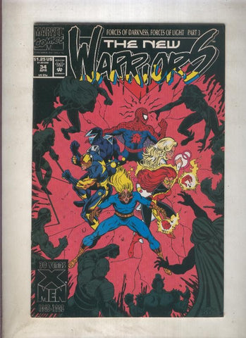 The New Warriors volumen 1 numero 034 (1993)