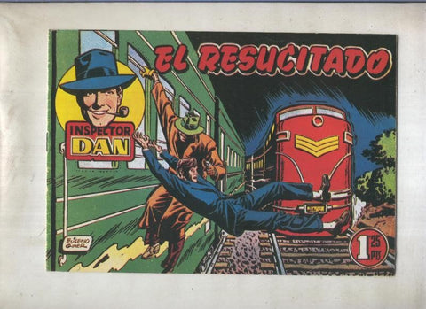 Inspector Dan facsimil numero 25: El resucitado (numerado 1 en trasera)