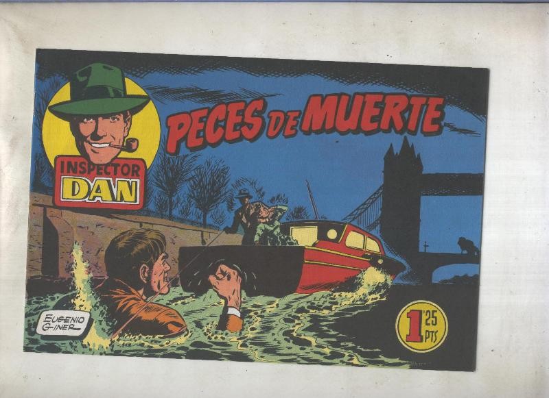 Inspector Dan facsimil numero 54: Peces de muerte