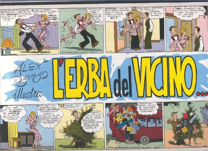 Blondie, edicio en italiano: L'erbra del vicino