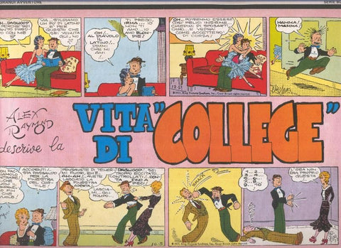 Blondie, edicio en italiano: Vita di college (cubierta cogida con grapa)