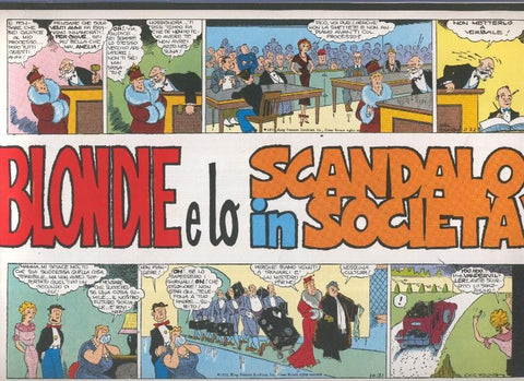 Blondie, edicio en italiano: Scandalo in societa