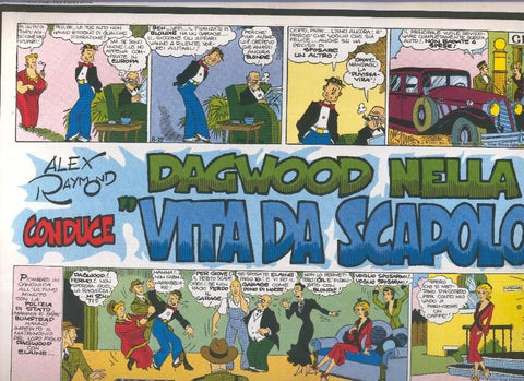 Blondie, edicio en italiano: Dagwood nella vita da scapolo