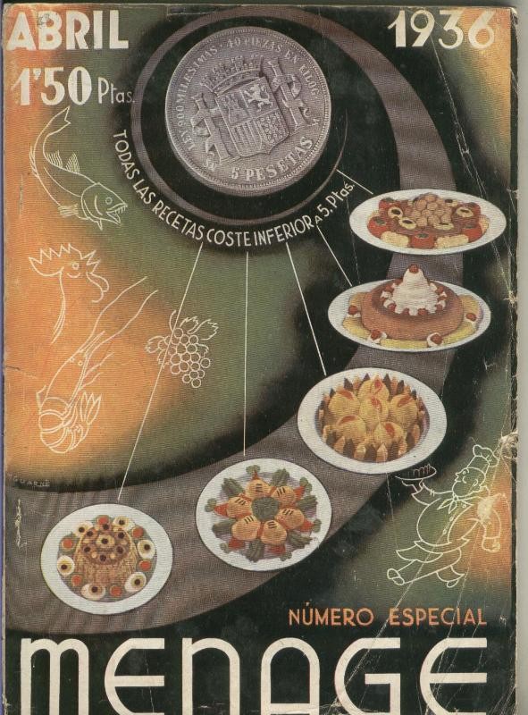 Menage numero 63, abril 1936