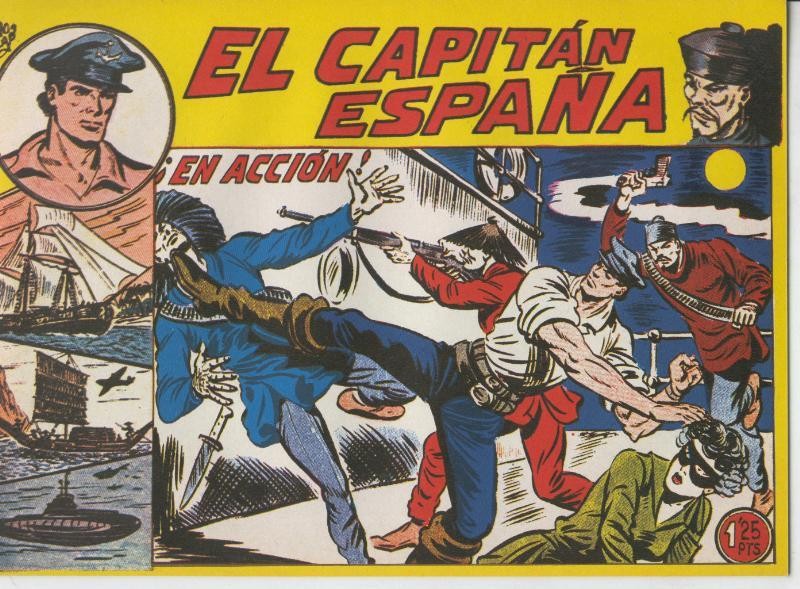 El Capitan España facsimil numero 28: En accion