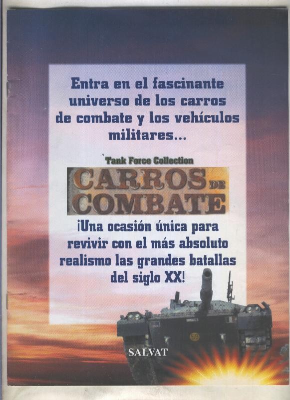 Propaganda coleccion fasciculos Carros de Combate