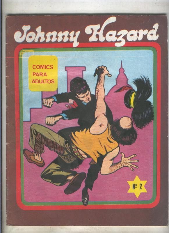 Johnny Hazard numero 2: El caliz de Cellini (numerado 2 en trasera)