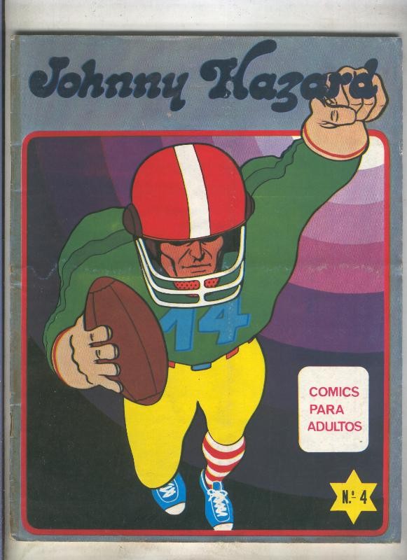 Johnny Hazard numero 4: La amenaza (numerado 1 en trasera)