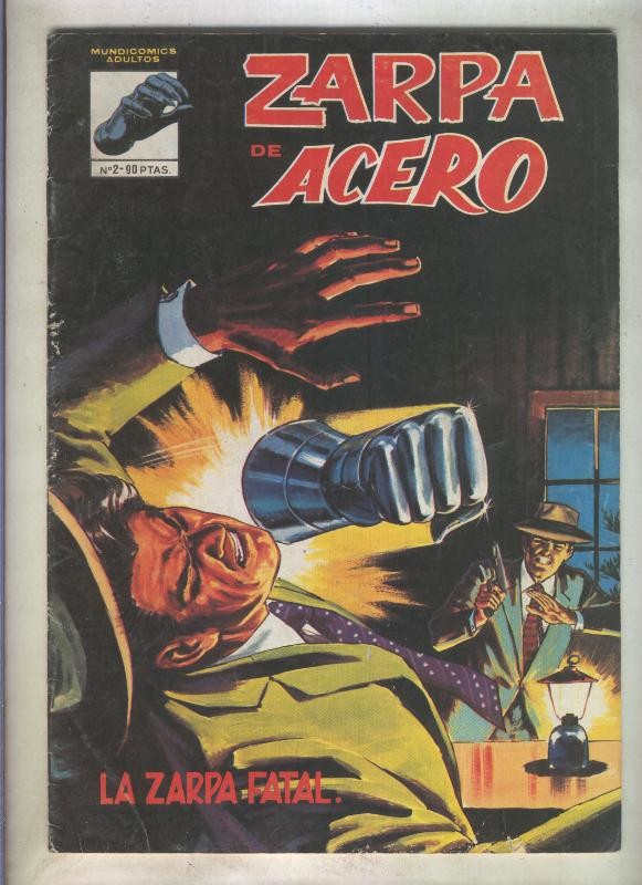 Zarpa de Acero de Mundicomics numero 2: La Zarpa fatal (numerado 2 en trasera)