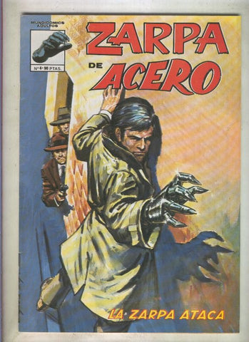 Zarpa de Acero de Mundicomics numero 4: La Zarpa ataca (numerado 2 en trasera)