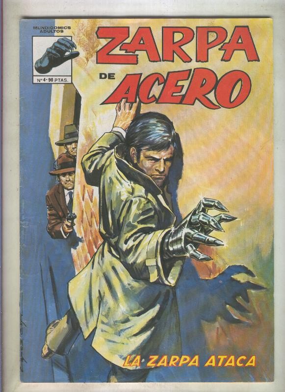 Zarpa de Acero de Mundicomics numero 4: La Zarpa ataca (numerado 1 en trasera)