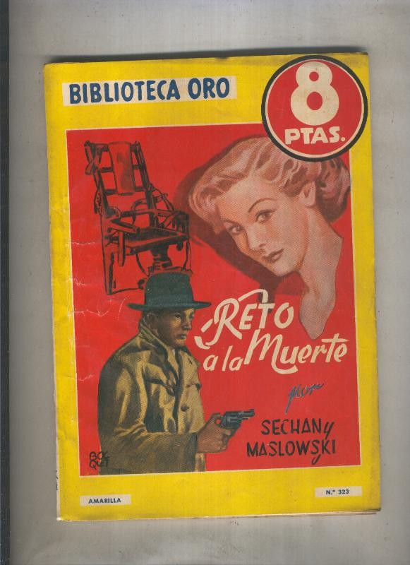 Biblioteca Oro de 8 pts numero 323: Reto a la muerte