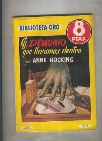 Biblioteca Oro de 8 pts numero 320: El demonio que llevamos dentro