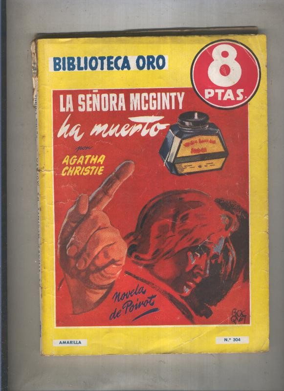 Biblioteca Oro de 8 pts numero 304: La señora McGinty ha muerto