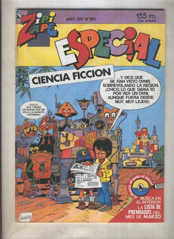 Zipi y Zape especial numero 165: Ciencia Ficcion (numerado 2 en trasera)
