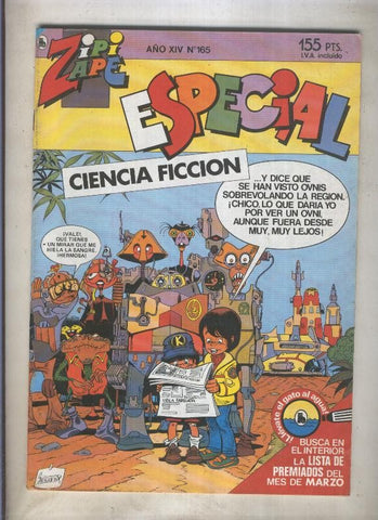 Zipi y Zape especial numero 165: Ciencia Ficcion (numerado 11 en trasera)