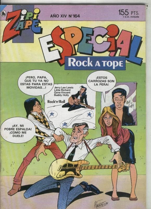 Zipi y Zape especial numero 164: Rock a tope (numerado 1 en trasera)