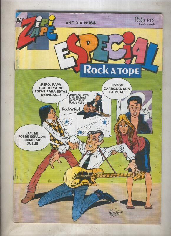 Zipi y Zape especial numero 164: Rock a tope (numerado 2 en trasera)