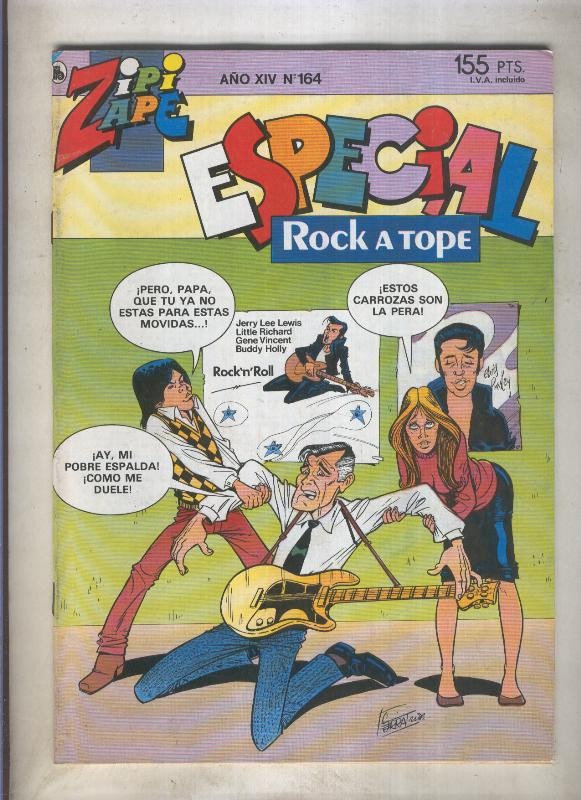 Zipi y Zape especial numero 164: Rock a tope (numerado 3 en trasera)