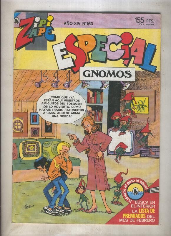 Zipi y Zape especial numero 163: Gnomos (numerado 3 en trasera)