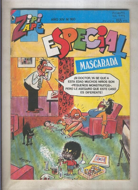 Zipi y Zape especial numero 160: Mascarada (numerado 1 en trasera)