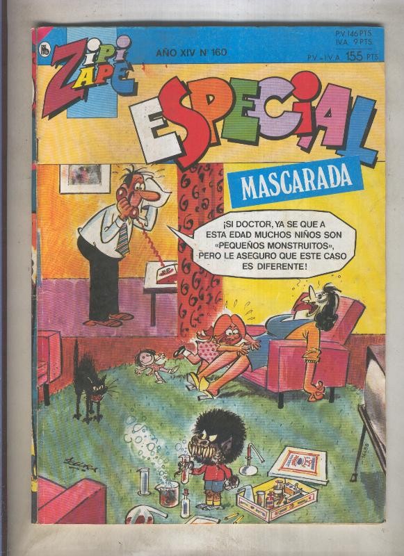 Zipi y Zape especial numero 160: Mascarada (numerado 3 en trasera)
