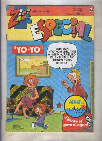 Zipi y Zape especial numero 158: Yo-Yo (numerado 1 en trasera)