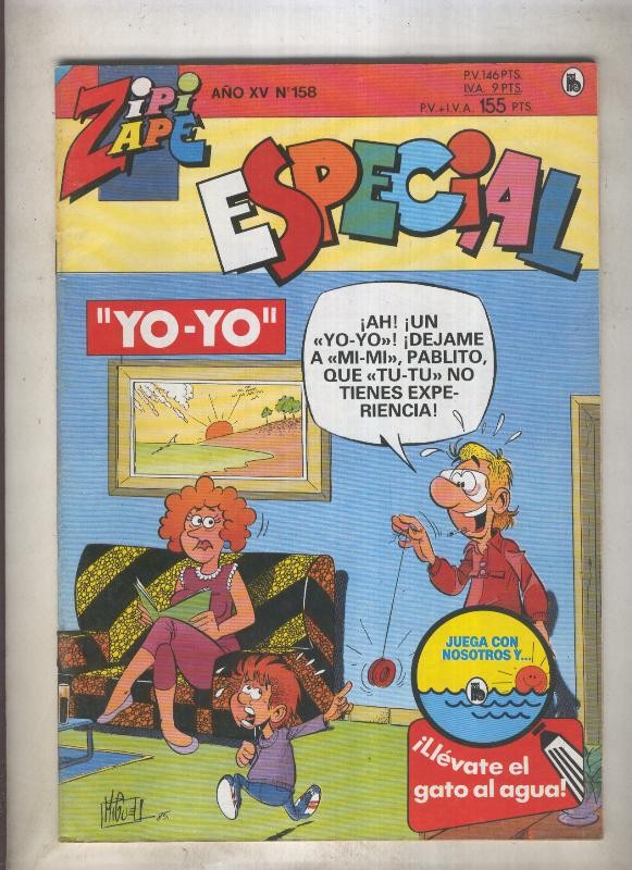 Zipi y Zape especial numero 158: Yo-Yo (numerado 3 en trasera)