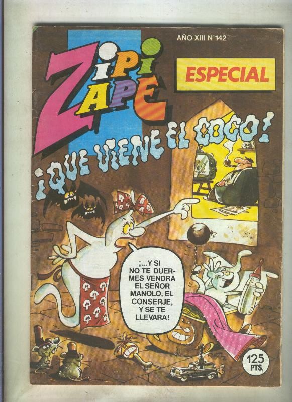Zipi y Zape especial numero 142: Que viene el coco (numerado 1 en trasera)