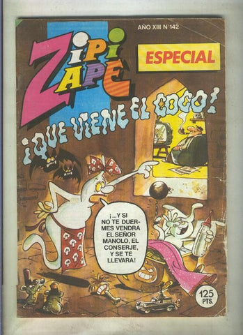 Zipi y Zape especial numero 142: Que viene el coco (numerado 2 en trasera)