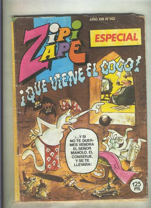 Zipi y Zape especial numero 142: Que viene el coco (numerado 3 en trasera)