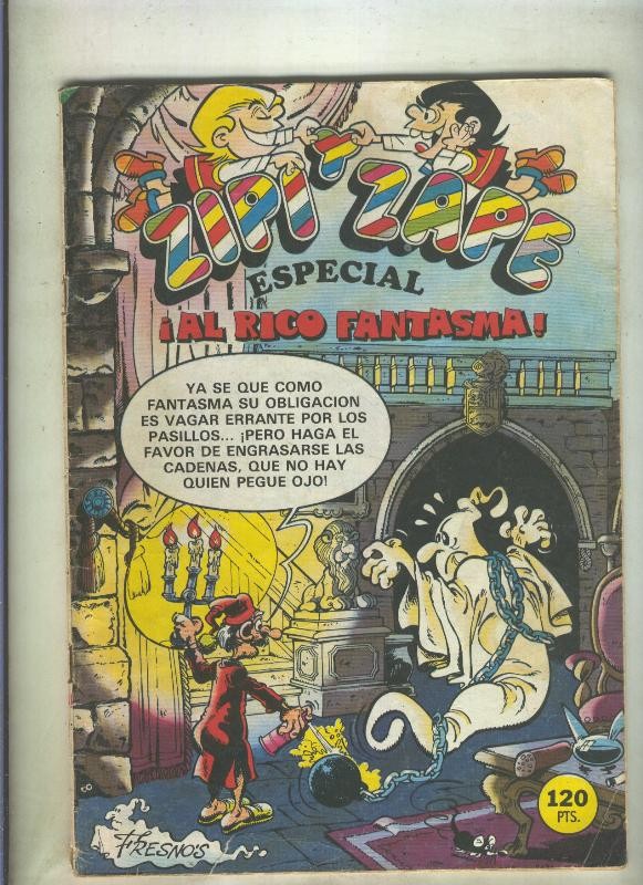 Zipi y Zape especial numero 135: al rico fantasma (numerado 4 en trasera)