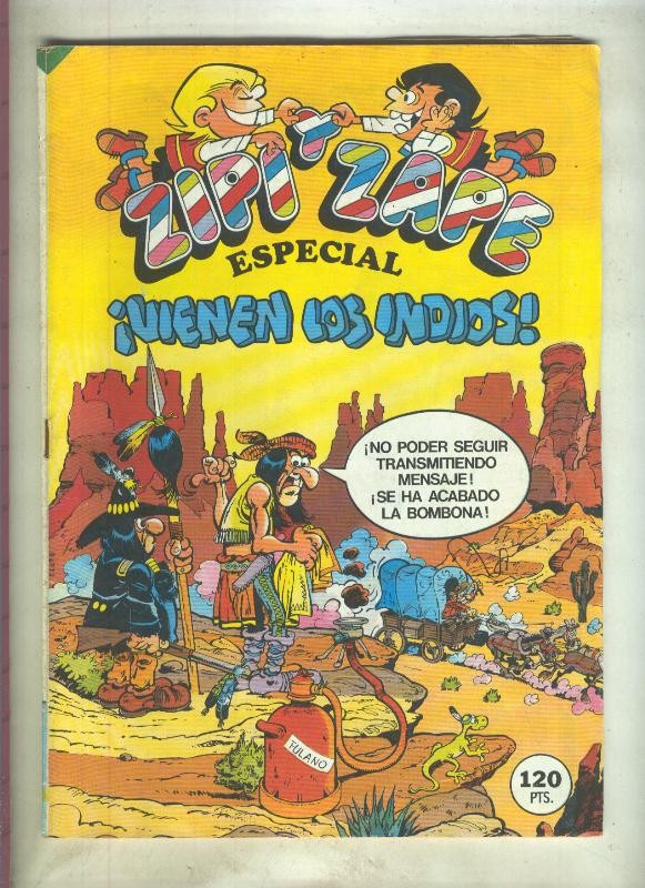 Zipi y Zape especial numero 131: Vienen los indios (numerado 1 en trasera)