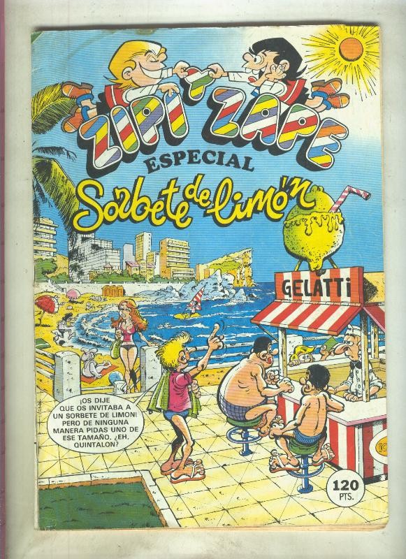 Zipi y Zape especial numero 127: Sorbete de limon (numerado 1 en trasera)