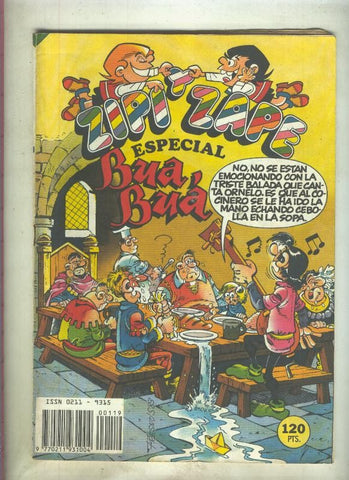 Zipi y Zape especial numero 119: Bua, Bua (numerado 2 en trasera)